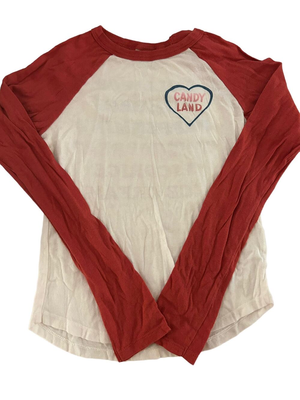 Junk Food Raglan Candy land Shirt siza small